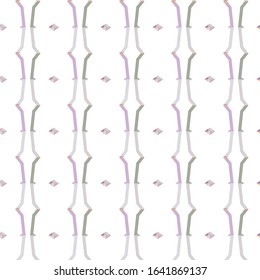 Seamless vector pattern in geometric ornamental style