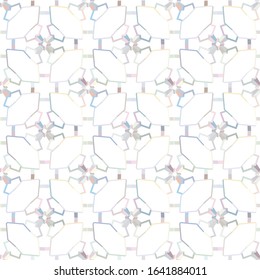 Seamless vector pattern in geometric ornamental style