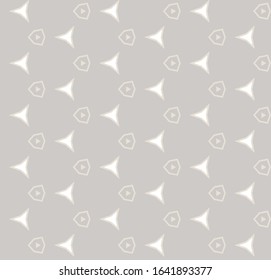 Seamless vector pattern in geometric ornamental style