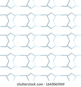 Seamless vector pattern in geometric ornamental style