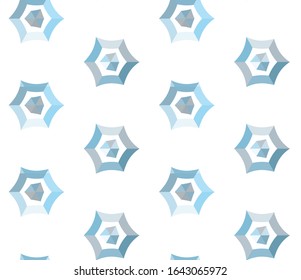 Seamless vector pattern in geometric ornamental style