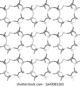 Seamless vector pattern in geometric ornamental style