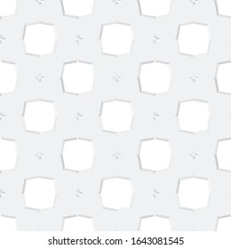 Seamless vector pattern in geometric ornamental style