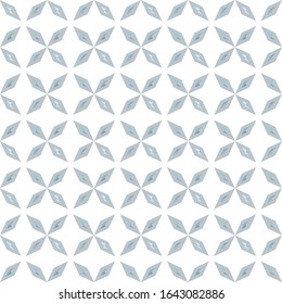 Seamless vector pattern in geometric ornamental style