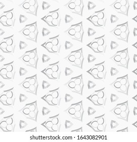 Seamless vector pattern in geometric ornamental style