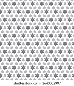 Seamless vector pattern in geometric ornamental style