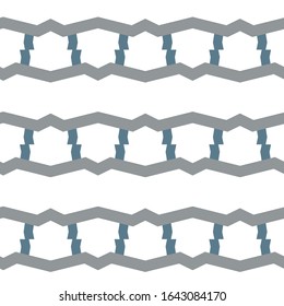Seamless vector pattern in geometric ornamental style