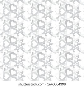 Seamless vector pattern in geometric ornamental style