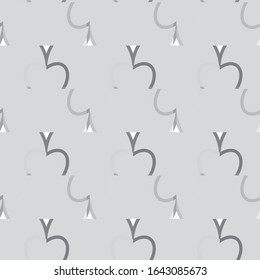 Seamless vector pattern in geometric ornamental style