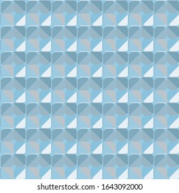 Seamless vector pattern in geometric ornamental style
