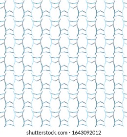 Seamless vector pattern in geometric ornamental style