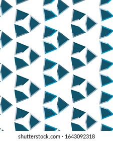 Seamless vector pattern in geometric ornamental style