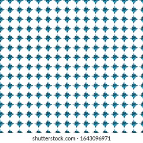 Seamless vector pattern in geometric ornamental style