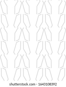 Seamless vector pattern in geometric ornamental style