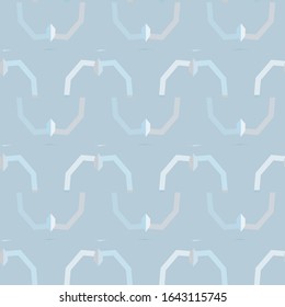 Seamless vector pattern in geometric ornamental style
