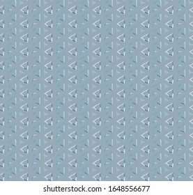 Seamless vector pattern in geometric ornamental style