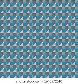 Seamless vector pattern in geometric ornamental style