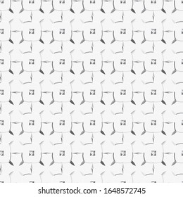 Seamless vector pattern in geometric ornamental style