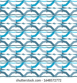 Seamless vector pattern in geometric ornamental style