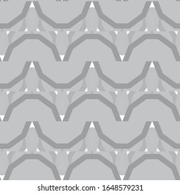 Seamless vector pattern in geometric ornamental style