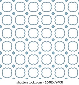 Seamless vector pattern in geometric ornamental style
