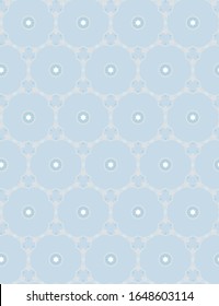 Seamless vector pattern in geometric ornamental style