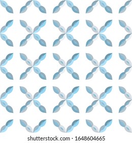 Seamless vector pattern in geometric ornamental style