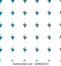 Seamless vector pattern in geometric ornamental style
