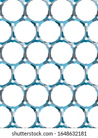 Seamless vector pattern in geometric ornamental style