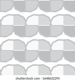 Seamless vector pattern in geometric ornamental style