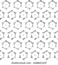 Seamless vector pattern in geometric ornamental style