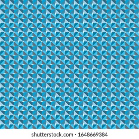 Seamless vector pattern in geometric ornamental style