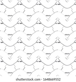 Seamless vector pattern in geometric ornamental style