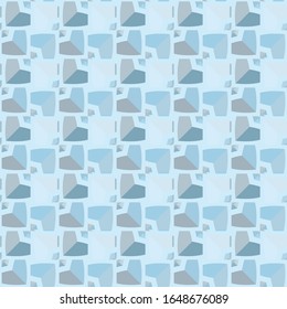 Seamless vector pattern in geometric ornamental style