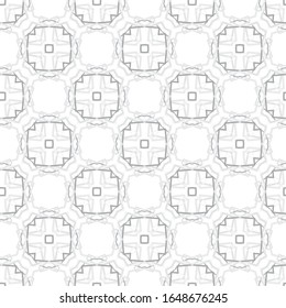 Seamless vector pattern in geometric ornamental style
