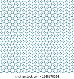 Seamless vector pattern in geometric ornamental style
