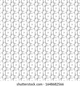 Seamless vector pattern in geometric ornamental style