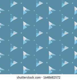 Seamless vector pattern in geometric ornamental style