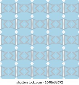 Patrón vectorial sin fisuras en estilo ornamental geométrico