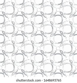 Seamless vector pattern in geometric ornamental style