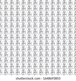 Seamless vector pattern in geometric ornamental style