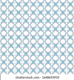 Seamless vector pattern in geometric ornamental style