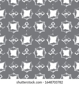 Seamless vector pattern in geometric ornamental style