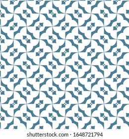 Seamless vector pattern in geometric ornamental style