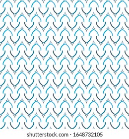 Seamless vector pattern in geometric ornamental style