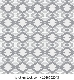 Seamless vector pattern in geometric ornamental style