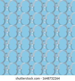 Seamless vector pattern in geometric ornamental style