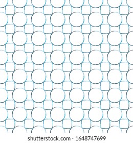 Seamless vector pattern in geometric ornamental style