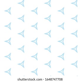 Seamless vector pattern in geometric ornamental style