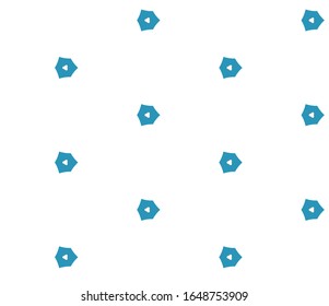 Seamless vector pattern in geometric ornamental style